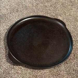 The Pampered Chef rock crok Charcoal Round stoneware (retired)